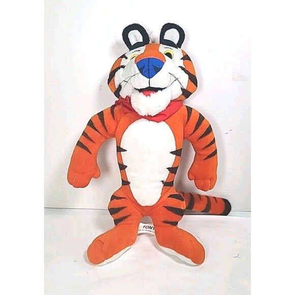 Vintage Tony the Tiger 14” Poseable Arms & Tail Plush Toy Frosted Flakes 1993 - Picture 1 of 7